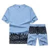 EN's TrackSuit Summer Men 2 pièces Set Pantalon de tee-shirt à manches courtes Running Shorts Sportswear Clothing318n