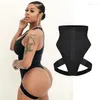 Shapers Femmes 2022 Femmes Sexy Body Shaper Adultes Solide Couleur Slim Fit Taille Haute Rangée Crochets Shapewear Corset Noir Élastique B260e