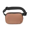 Luxury Lu Fanny Pack överallt Beltpåse Designer Väskor Chest Yoga Bag Bumbag Nylon Womens Mens Outdoor Fleece Shoulder Crossbody Midjeväskor med varumärkesväskor