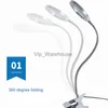 Table Lamps LED Desk Lamp Clip on Light Magnifying Glass Clamp Lamp Eye Protection Table Lamp For Reading Tattoo Computers And Makeup Light YQ231006