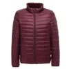 Parkas de plumón para hombre Chaqueta acolchada plegable resistente al agua ligera para hombre Llegadas Otoño Invierno Moda masculina Abrigos con cuello levantado 231005