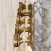 DIY Mini Coat Hanger Hook Wall Mounted Brass Towel Hooks Antique Brass & Oil Rubbed Bronze Finished 1pc201G