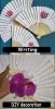 Wholesale White Folding Elegant Party Decoration Paper Hand Fan Wedding Party Favors mariage Dance 21cm