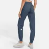 Designer ll mulheres jogging calças de yoga com bolsos macios cintura alta hip lift elástico casual sweatpants perfeito para fitness e yoga pernas com cordão para ajuste ajustável