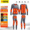 New Heating Underwear Usb Heated Jacket Skiing Winter Warm Clothing Men Women Adjustable Electric