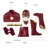 Halloween Man Leather Costume Barry Allen Cosplay Costume Zentai Suit Carnival Halloween Costumescosplay