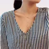 Women039s Collar de mudanza Joyas S925 Sterling Silver Collar colendiente Temperamento de moda Doble Plata Collar7047845