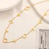18k Gold Plated Clover Necklace New Women Designer Jewelry Autumn Boutique Charm Pendant Necklaces Stainless Steel Luxury Gift No Fade Necklace
