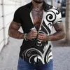 Heren Casual Shirts Hawaiiaans Shirt Mode Grafische Korte Mouw Kleding Streetwear Cool Top T-shirt Harajuku Voor Man Tee