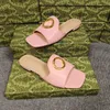 Luxe Schoenen Vrouwen Zomer Slippers Geweven Slippers Slipper Metaal G Letter Dames Casual Schoenen Luxe Merk Vrouwelijke Flip-flop Designer Strand Schoenen Thuis Outdoor Slides