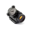 Tactical red dot sight compacto t1 1x20mm iluminação escopo multi revestido riflescope com 20mm picatinny weaver montagem airsoft caça