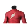 Red Man Zentai Suit Barry Allen Costume Cosplay Spandex Tuta e Maschera Outfit Hanlloween Comic Con Deguisements