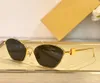 Cat Eye Sungass Sungasses Gold Metal Frame / brun Femmes ombragées Designer Lunettes de soleil Shades UV400 Eyewear avec boîte