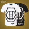 Plein urso t camisa dos homens designer tshirts roupas de marca strass crânio masculino camisetas clássico alta qualidade hip hop streetwear ts252m