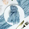 Serviette de Table en gaze, serviettes de mariage, 20x20 pouces, étamine douce froissée, goutte de dîner