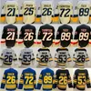 Hockey rétro inversé 25 Owen Power Jersey Man 72 Tage Thompson 89 Alex Tuch 26 Rasmus Dahlin 53 Jeff Skinner 21 Kyle Okposo Winter Classic 50e anniversaire