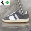 Luxury designer shoes Campus 00s Suede casual Sneakers Black grey White Brown Desert Energy Ink Ambient Sky Forest Glade Semi Lucid Blue low mens women trainers US 5-11
