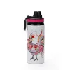 الجملة 6 ألوان DIY Sublimation Blanks Tumblers White 600ml 20 أوقية 20 أوقية زجاجة كوب أكواب المغني طبقة الألومنيوم tumblers الشرب كوب مع الأغطية