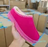 Kadın Botlar Tasman Terlik Kestane Kürk Koyun Dinleri Katırları Ultra Mini Platform Boot Ayakkabıları Süet Üst Konfor Sonbahar Kış ayak bileği patikleri