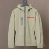 2023 nieuwe PRA daa Designer heren jassen driehoek badge heren dames waterdichte hoodie windjack jas rits hoodie kleding parka jassen parka's