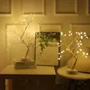 Bordslampor Ny pekskärm LED TREE LAMP DECORATIVE LIGHT 108 LAMP PEARL Bedroom Study Desktop Decoration Small Night Lamp YQ231006