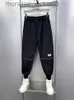 Pantalon pour hommes noir mince jean extensible hip-hop sarouel tendance alphabet streetwear haute qualité marque vêtements pour hommes J231006