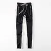 Nouveaux pantalons pour hommes cinquième Collection fermeture éclair latérale pantalon de survêtement décontracté hommes Hiphop pantalons de survêtement S-2XL 220Y