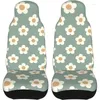 Car Seat Covers Cover Green 2 Pcs S Set Vehicle Front Protector Auto Interior Accessories Protetors Mat