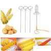 Fruit Vegetable Tools Potato Spiral Cutter Pumpkin Barbecue Kitchen Accessories 1 Set Drop Delivery Home Garden Dining Bar Dhfqr