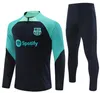 22 23 24 Real Madrids Homens Crianças Treino Futebol Treinamento Jerseys Kit 2023 2024 Barcelona Futebol Tracksuits Jaqueta Jogging Set Survetement Chandal Futbol Tuta