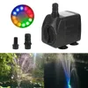 Tuindecoratie Ultrastille waterpomp met 12 LED-verlichting voor tuin Aquarium Aquarium Vogelbadfontein met netsnoer Dompelfontein 231005