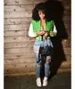 Herrjackor 2023 Autumn Winter Women Varsity Sport Baseball Jacket Fe Blazer Casual Single-Breasted Full Sleeve Coat Fashion Jacketsl231006