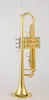Gemaakt in Japan kwaliteit 4335 Bb Trompet B Platte Messing Verzilverd Professionele Trompet Muziekinstrumenten met Lederen Case