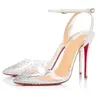 Designerskie obcasy buty okrągłe spiczaste palce u stóp kobiet luksusowy na wysokim obcasie 8 cm 10 cm 12 cm pompki dolne przyjęcie weselne 35-42