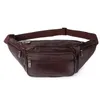 Waist Bags Genuine Leather Waist Bag men Waist Bag Funny Pack Belt Bag Men Chain For Phone Pouch Bolso ZZNICK 231006