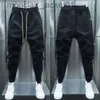 Männer Hosen Schwarz Streifen Jogger Jogginghose Männer Outdoor Casual Dünne Harem Hosen Streetwear Hochwertige Designer Hosen J231006