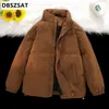 Parka da uomo in piumino XKK giacche invernali in velluto a coste cappotti caldi in pile capispalla maschile casual di buona qualità US 231005