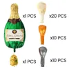 Other Event Party Supplies Champagne balloon big champagne glass bottle aluminum foil latex balloon wedding christmas birthday party decoration 231005