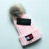Automne Canada chapeau tricoté bonnet de luxe hiver hommes et femmes unisexe logo brodé laine d'oie mélangée chapeaux AAA