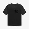 22ss Printemps été USA Europe Oversize Backside 7C Flocage Imprimer Logo Tee Hommes t-shirt Femmes Street skateboard Casual coton Tshir3278