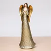 Dekoratif nesneler figürinler nordic love angel heykel altın reçine nimet melek heykel masaüstü sundurma dekorasyon eser figür süsleme 231006