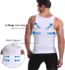 Cintura barriga shaper shapers homens camiseta emagrecimento corpo barriga controle colete camisa compressão abdômen shaper camisa ginásio esportes roupa interior top shapers 231006