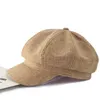 Ganz-Achteckiger Hut, weiblich, verstellbar, Baumwolle und Leinen, kleiner Duft, Windbaskenmütze mit Krempe, dünner Abschnitt, Malerhut, weiblich2056