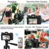 Camcorders 4K HD Professional Digital Camera Camcorder WIFI Webcam Wide Angle 16X Zoom 48MP Pography 3 Inch Flip Screen Recorder 231101
