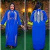 Vêtements ethniques Femmes africaines 2 pièces Robe Ensemble Ouvert Abaya Kaftan Dubaï Turquie Musulman Luxe Islam Robe Kimono Maroc Caftan Mode