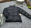 Retro Down Puffer Jacket Coat Black Full Zipper Down Outerwear & Coats Warm Winter Mens Size XS-XXL
