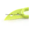 Utensili per frutta e verdura 3 in 1 Affettatrice per avocado Affettatrice per burro di karitè Pelapatate Pp Separatore Coltello in plastica Gadget da cucina Drop Delive Dh6Uk