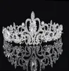 Birdal Crowns Nya pannband hårband huvudstycken brud bröllop smycken tillbehör silver kristaller strass pärlor ht066037062