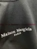 Erkek Hoodies Sweatshirts Black White Mm6 Margiela Sekiz Dil Tişört Erkek Kadınlar En İyi Sürüm Uzun Kollu Tees J231006