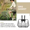 Sacoches Sacs Panier De Vélo Vélo Filet De Vélo Panier Ménage Universel Panier De Vélo En Métal Vélo Siège Arrière Panier Enfant 230928